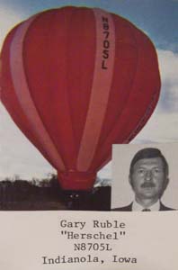 balloon for Gary Ruble